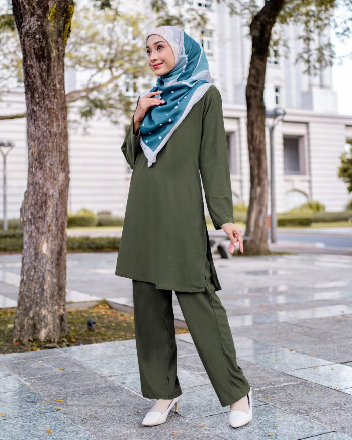 Suit Lubna 3.0 - Army Green - Image 2