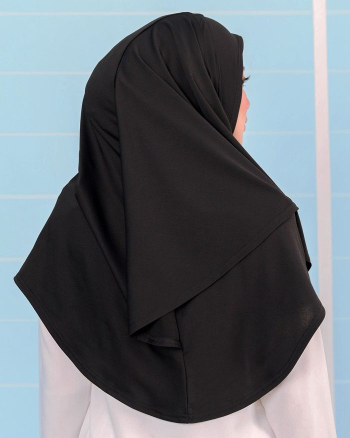 Tudung Sarung Instant Lunia (XL) - Black - Image 3