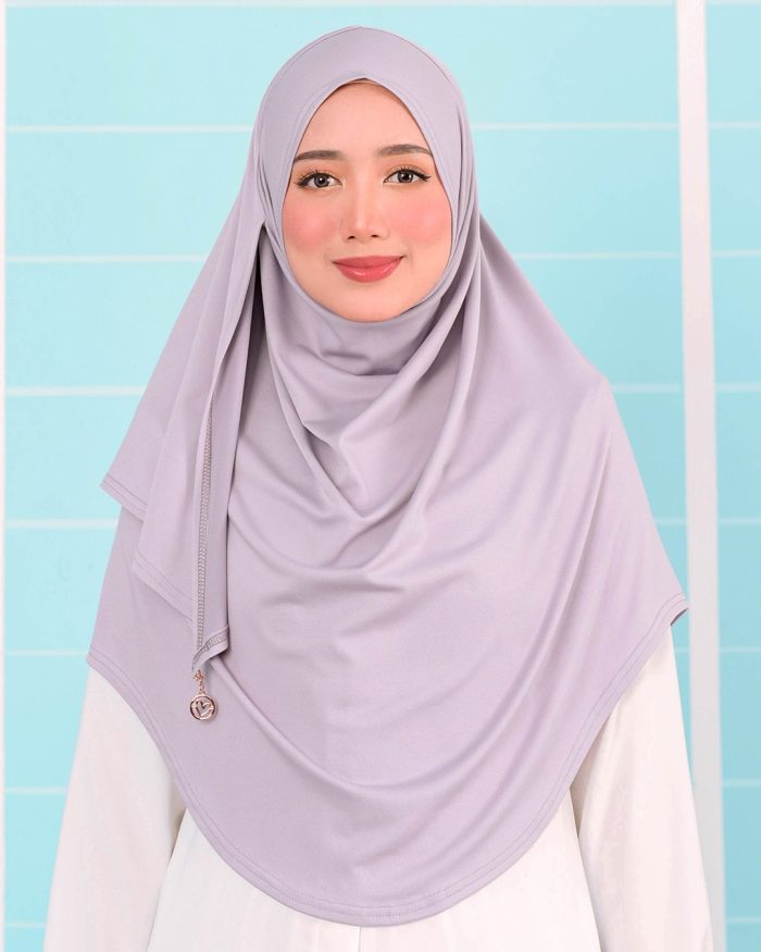 Tudung Sarung Instant Lunia (XL) - Lavender Purple