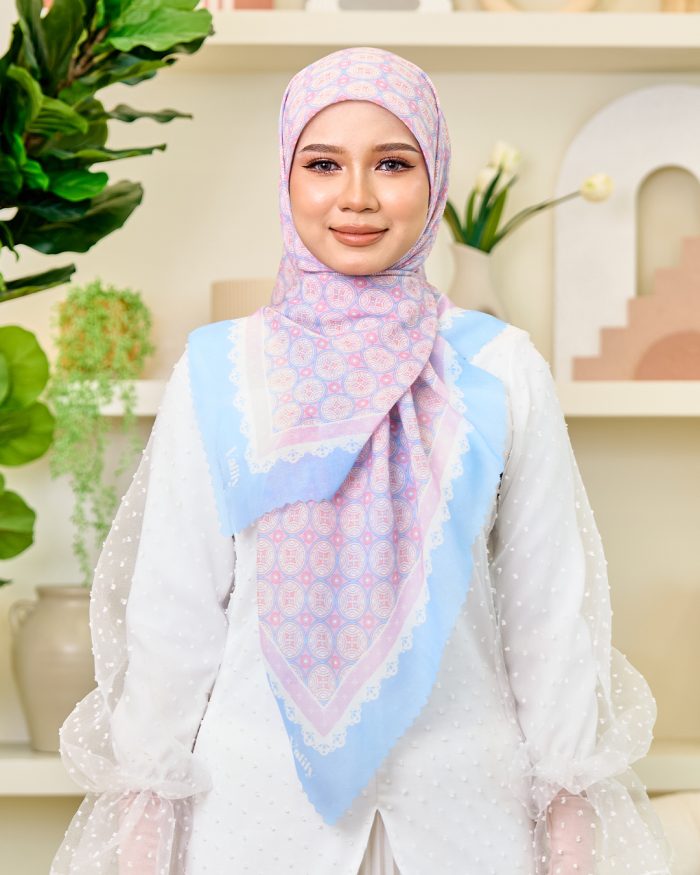 Valily Tudung Bawal Cotton Voile Essaouira - Azria Maya - Image 5