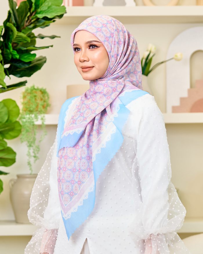 Valily Tudung Bawal Cotton Voile Essaouira - Azria Maya - Image 4