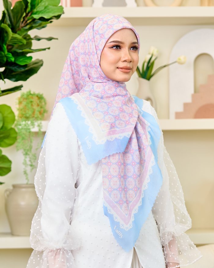 Valily Tudung Bawal Cotton Voile Essaouira - Azria Maya - Image 3