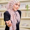Valily Tudung Bawal Cotton Voile Essaouira - Zera Peach - Image 4