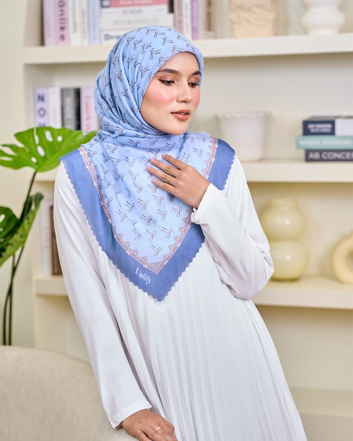 Valily Tudung Bawal Cotton Voile Essaouira - Zera Yale