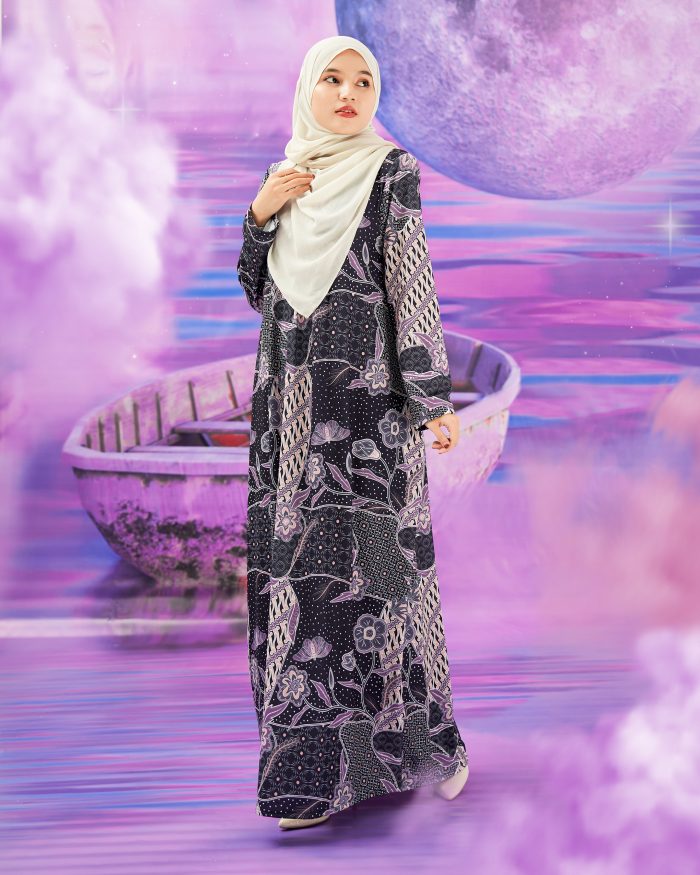 Dress Printed Lisa - Suria Lavender