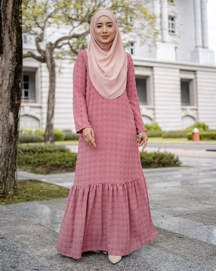 Dress Ruffle Lasha - Pearly Berry - Image 3