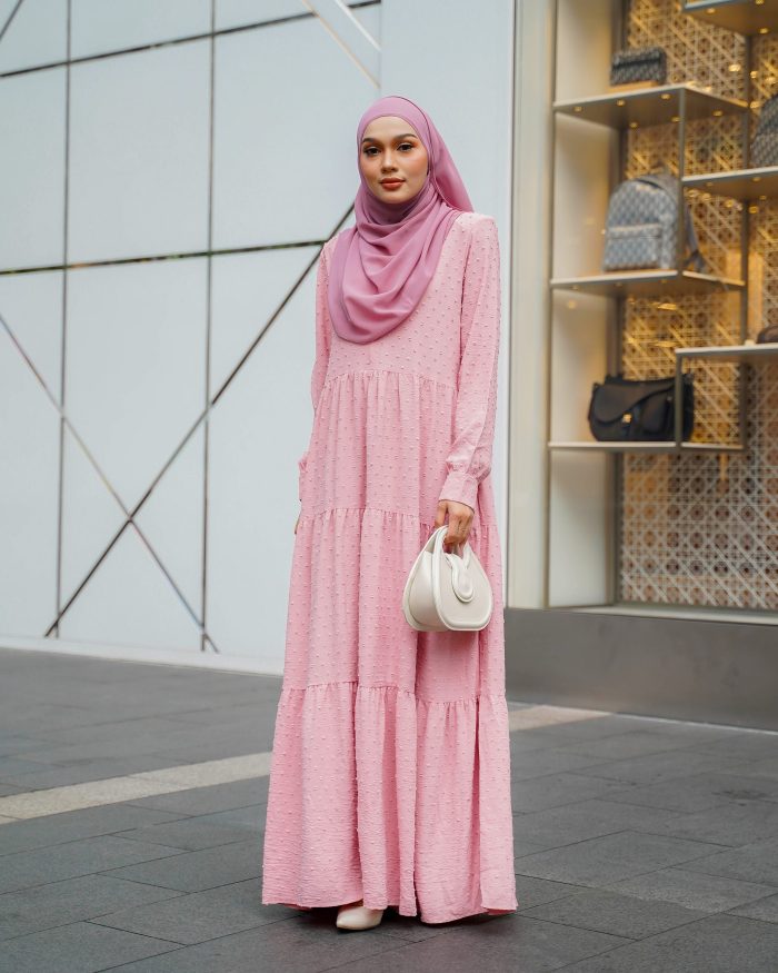 Dress Ruffle Linda - Sweet Pink