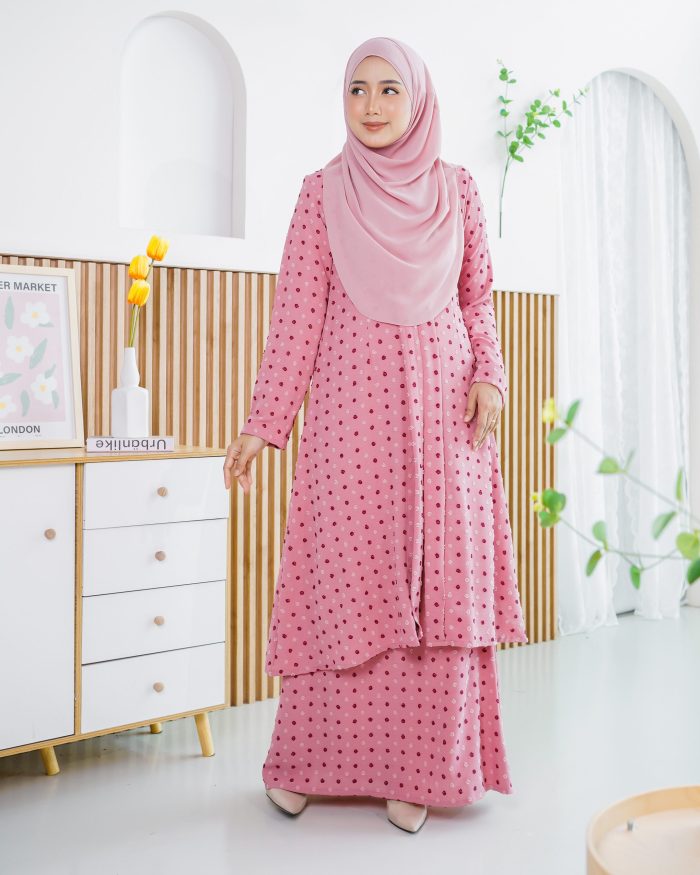 Baju Kebarung Lehana - Candy Pink