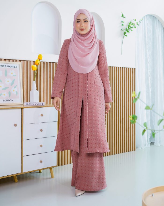 Baju Kebarung Lehana - Clay Coral