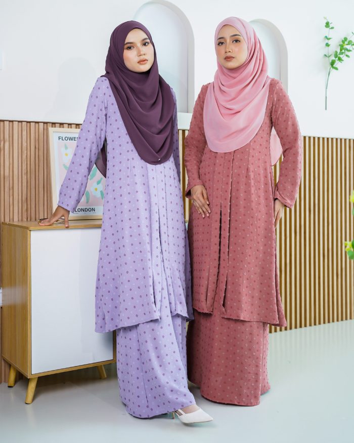 Baju Kebarung Lehana - Candy Pink - Image 6