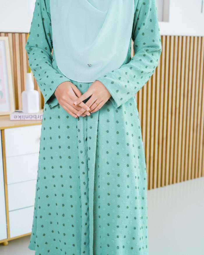 Baju Kebarung Lehana - Jade Green - Image 2