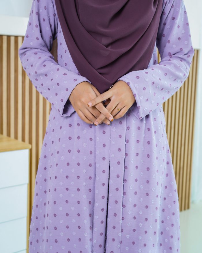 Baju Kebarung Lehana - Purple Lilac - Image 2