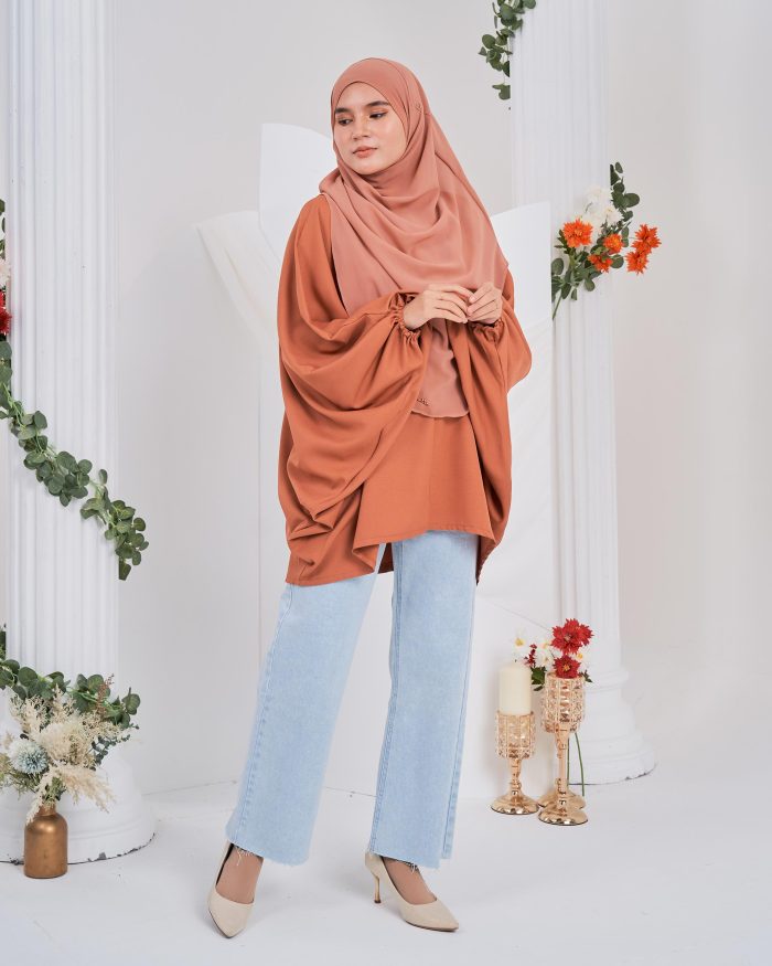 Batwing Hara - Brick Brown - Image 3