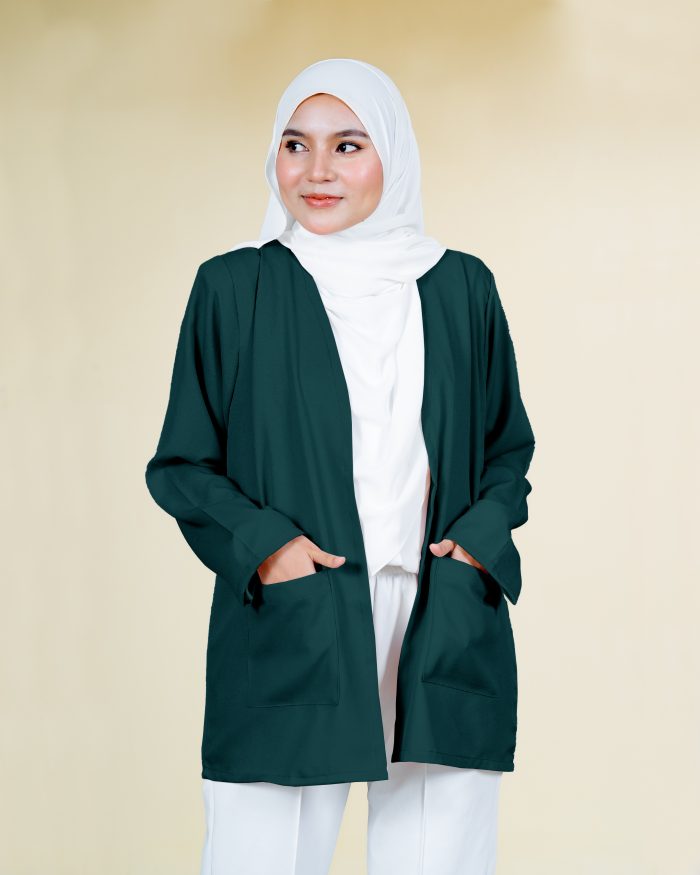 Cardigan Jihyo - Emerald Green - Image 3