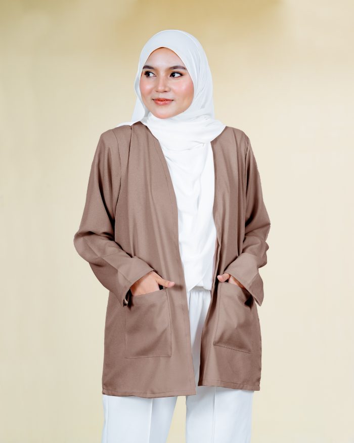 Cardigan Jihyo - Peanut Brown - Image 3