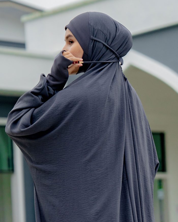 Telekung Illiyeen - Anchor Grey - Image 3