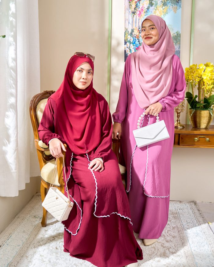 Abaya Sulam Shayla - Gold Ochre - Image 5