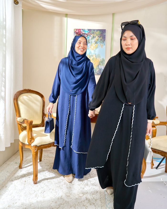 Abaya Sulam Shayla - Desert Coral - Image 6