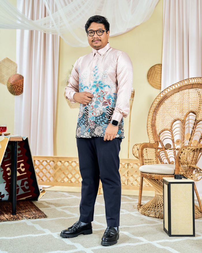 Baju Kemeja Batik Sultan 3.0 - Bayu Cream Latte