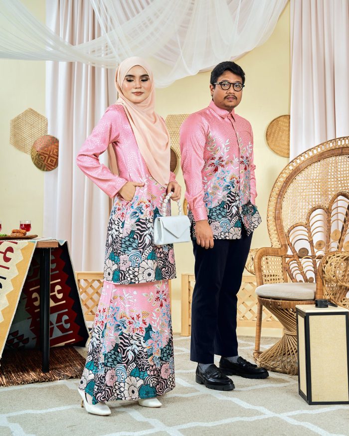 Baju Kemeja Batik Sultan 3.0 - Bayu Flamingo Peach - Image 5