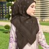 Valily Tudung Bawal Old Malaya - Dark Brown - Image 2
